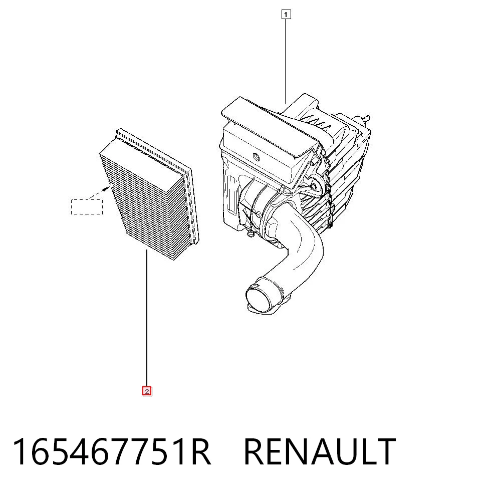 Renault Megane III Hava filtresi