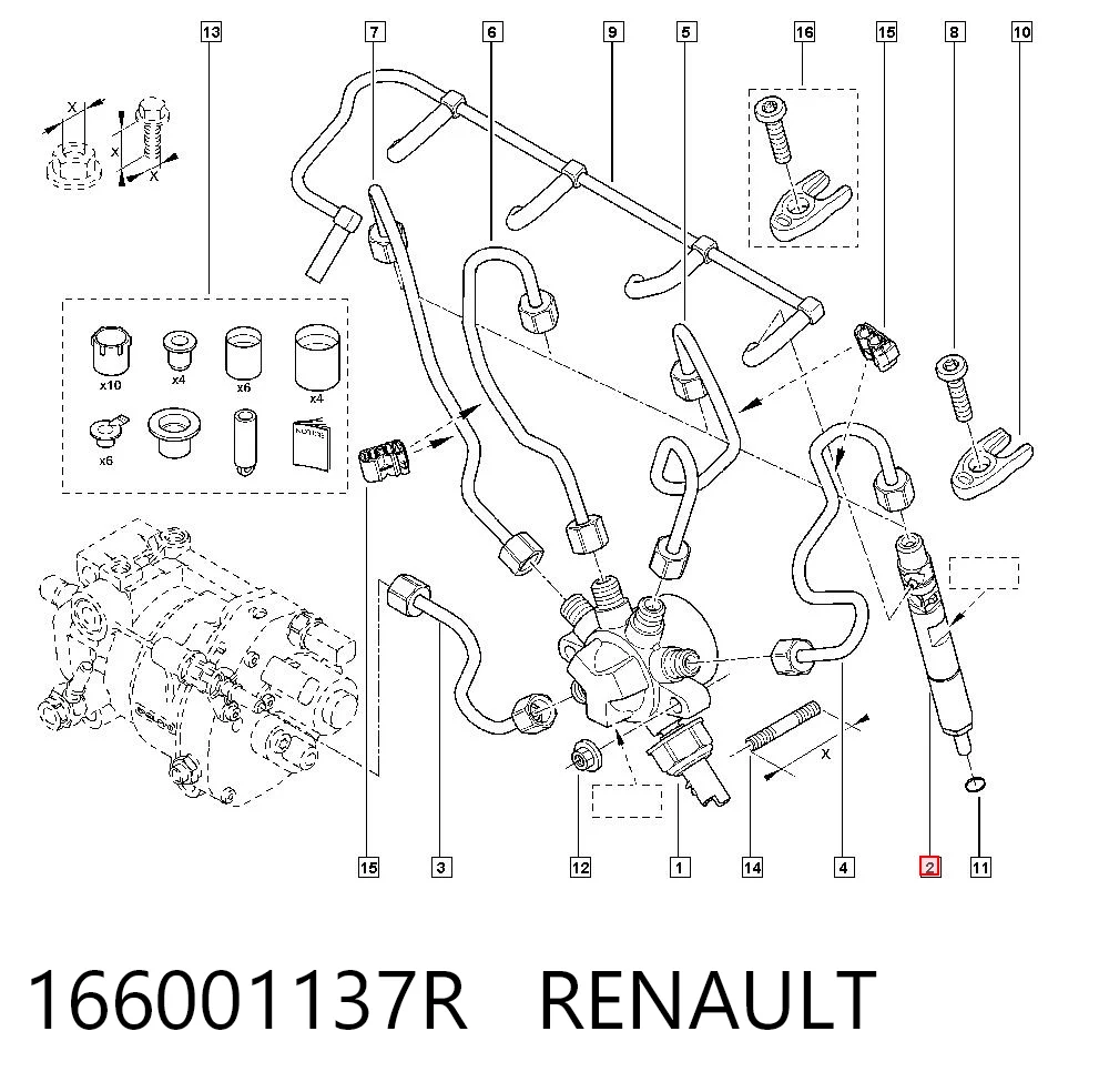 166001137R Renault (RVI)