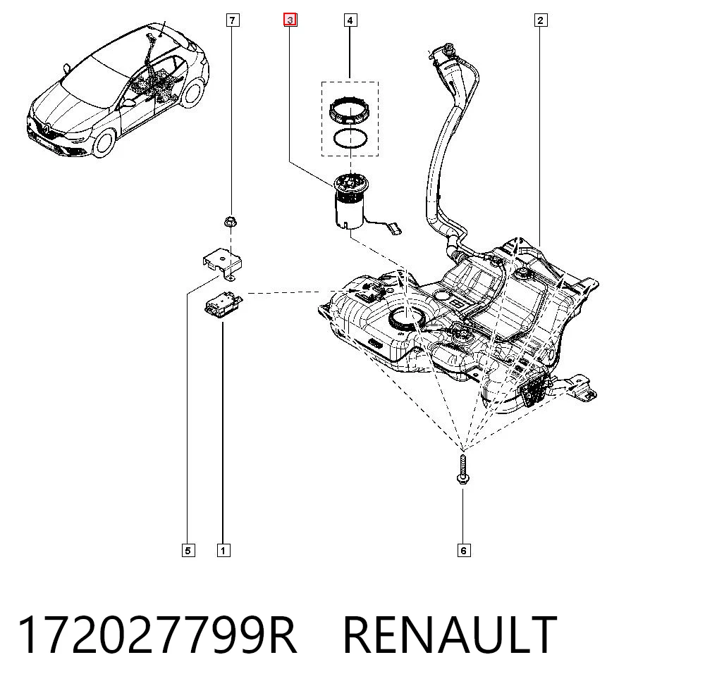 Megane IV Yakıt pompası