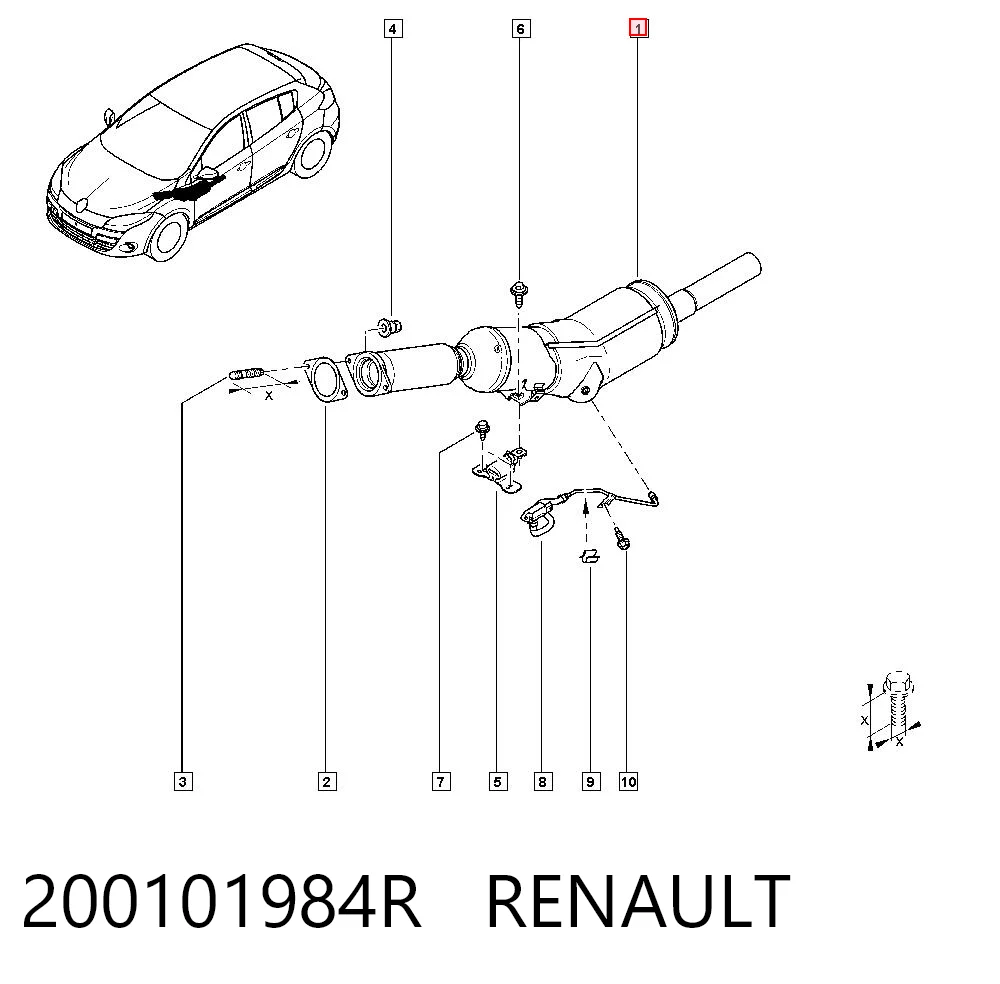 Renault Megane III Partikül filtresi fiyatları