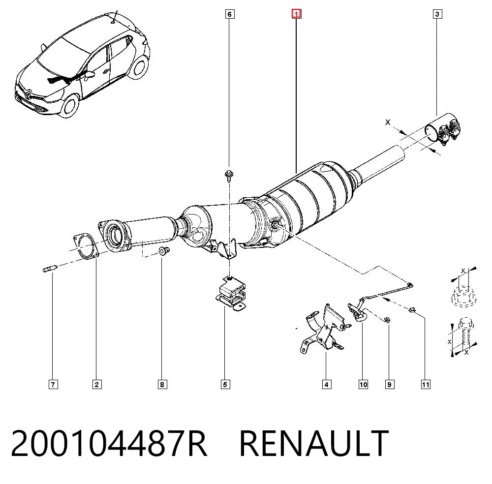 Clio III hatchback (BR01, CR01) (2005 - 2014) DPF