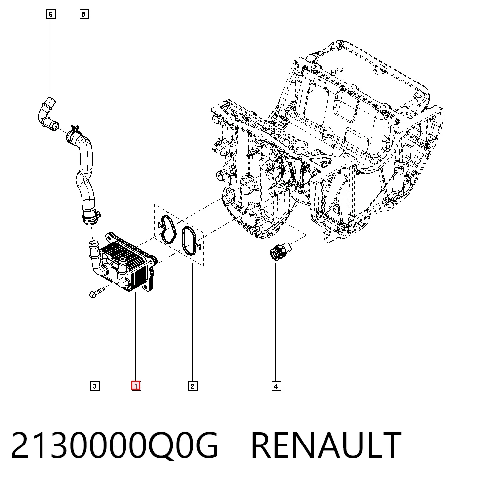 Megane III Yağ radyatörü