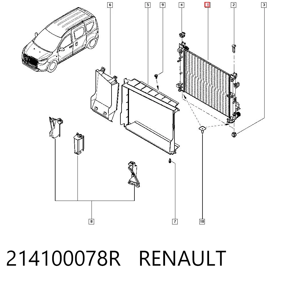 Renault (RVI) 214100078R