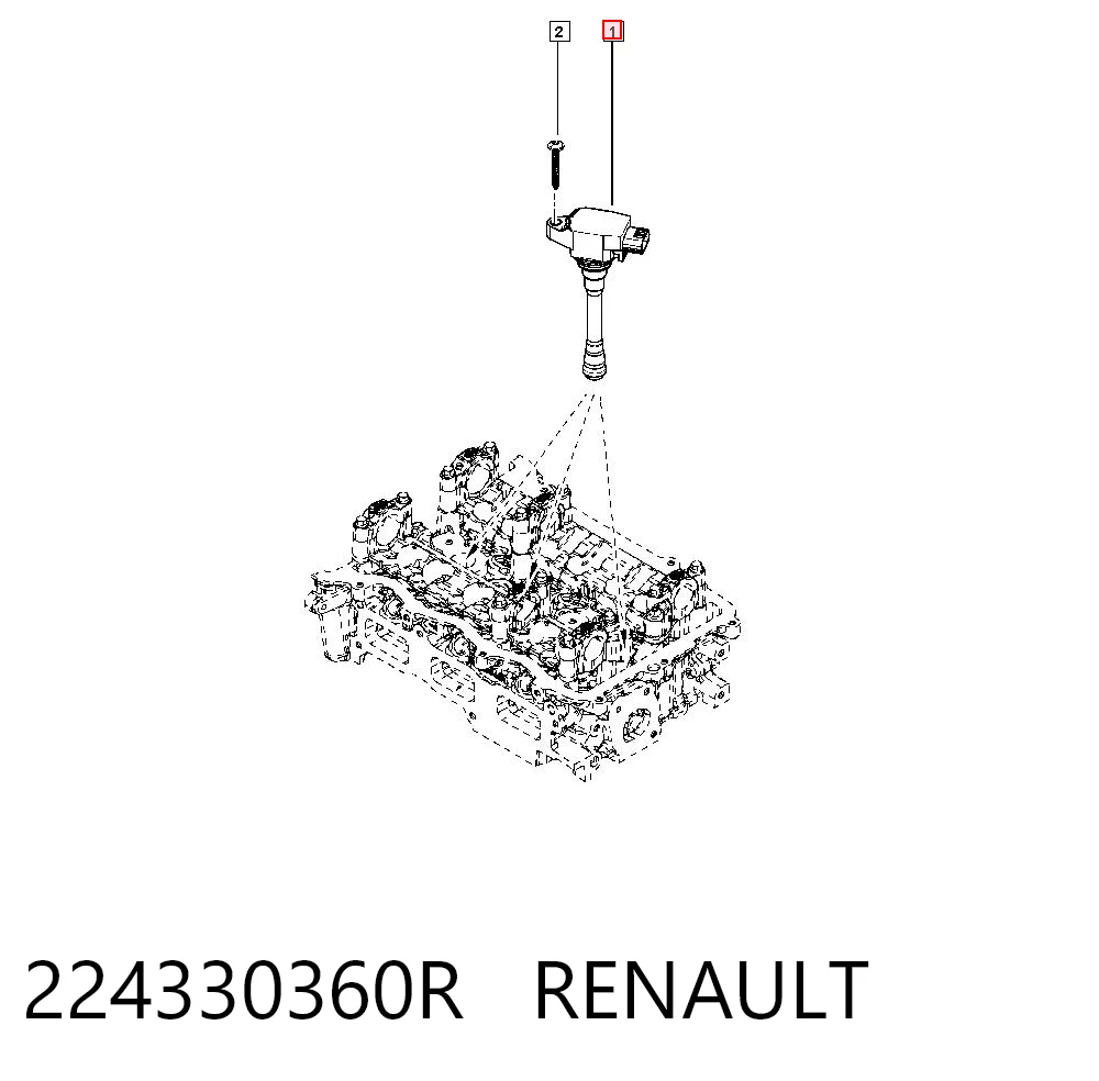 Renault Clio V Ateşleme bobini