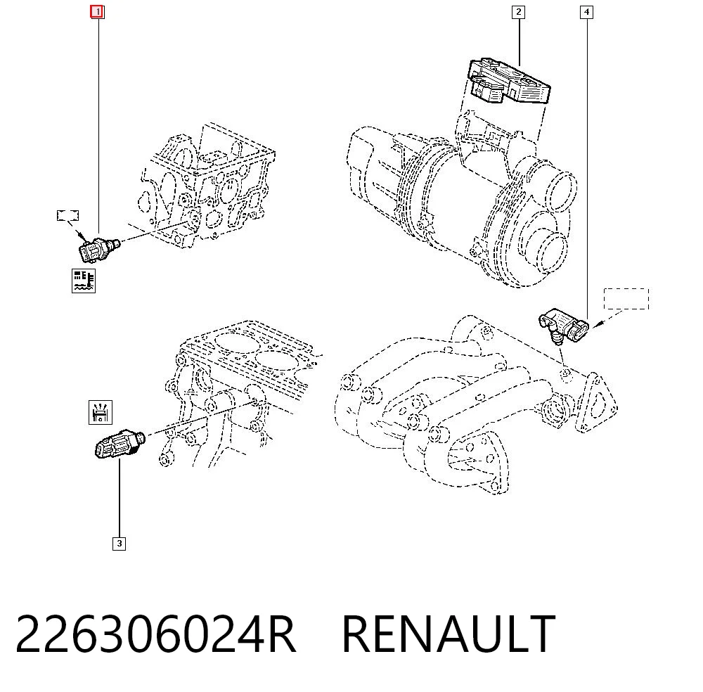 Dacia Duster  Hararet sensörü