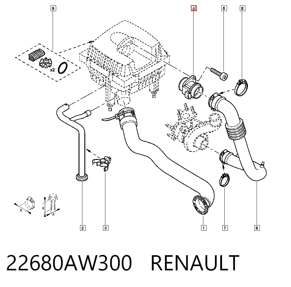 Renault Megane II MAP sensörü