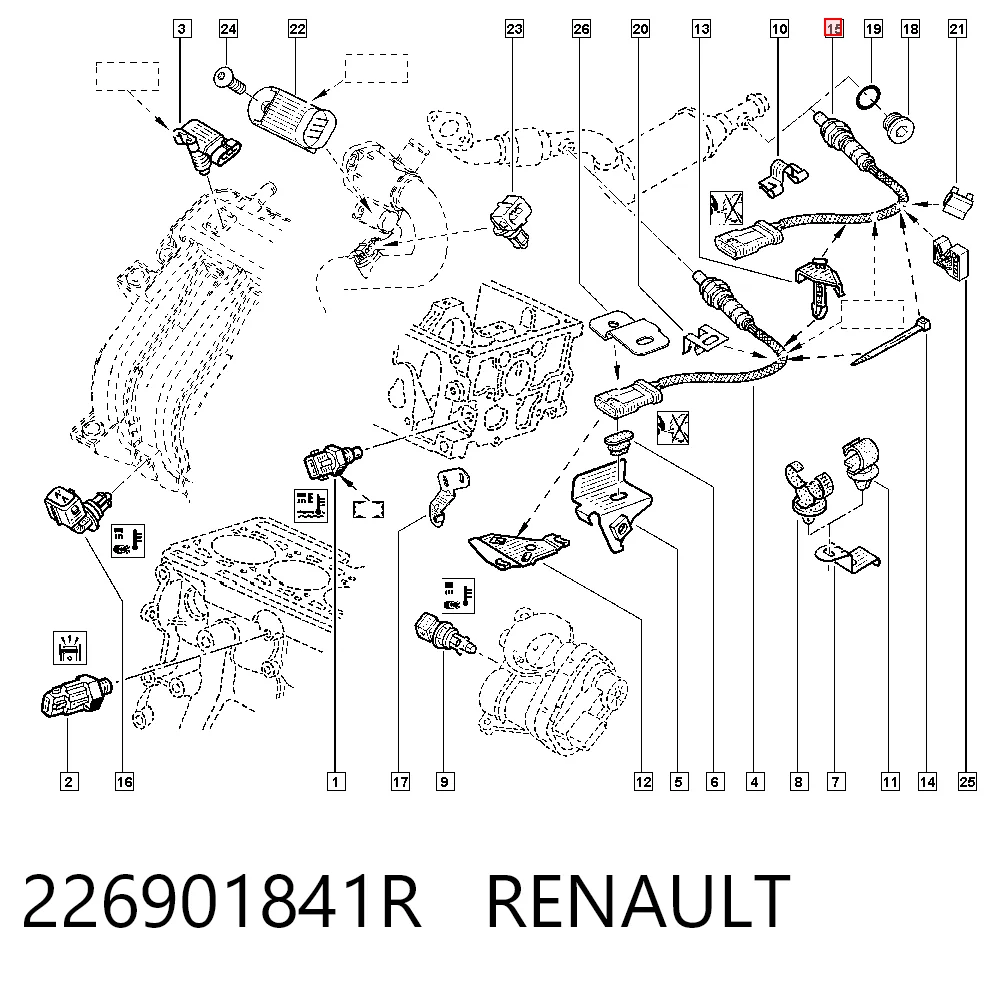 Fluence  Lambda sensörü