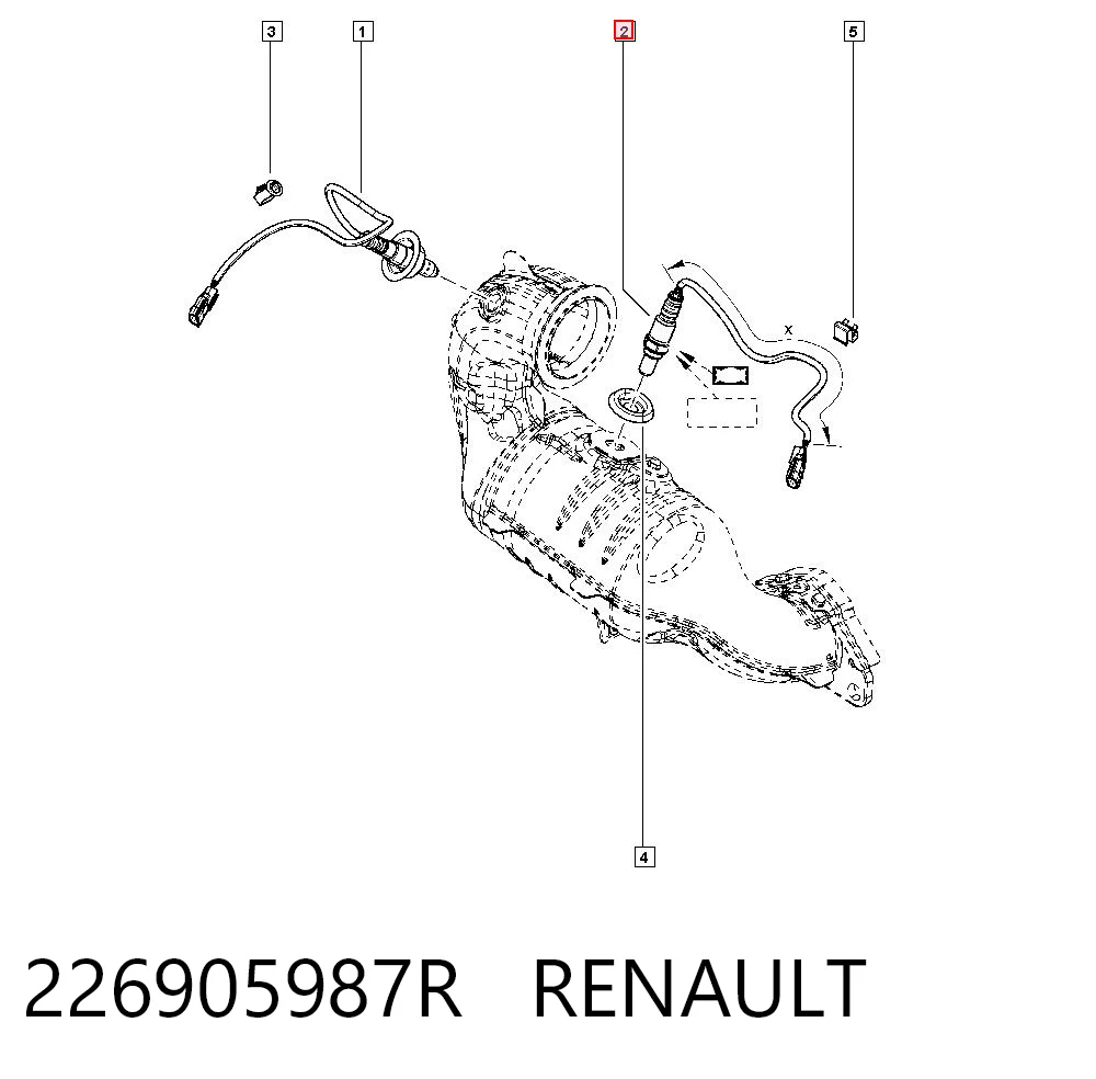 Renault Fluence  Lambda sensörü