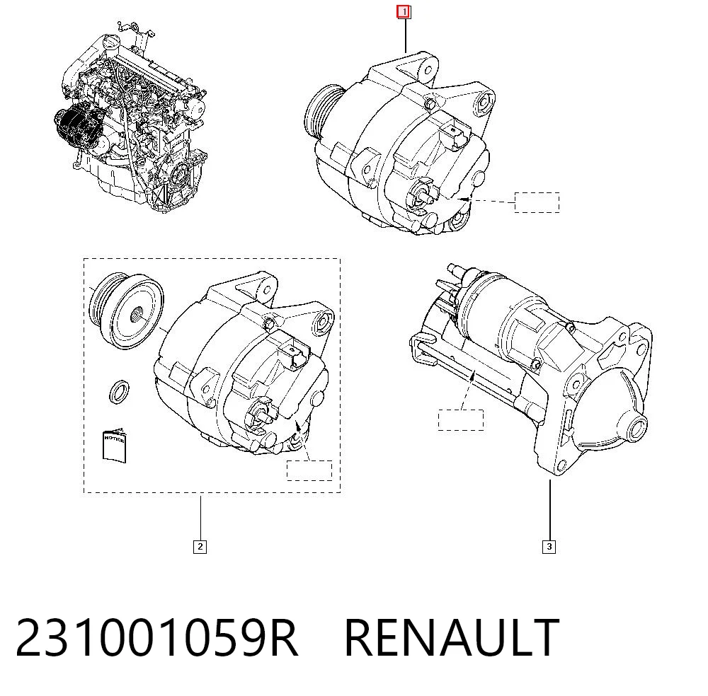 Renault Clio IV Alternatör Türkiye fiyatı