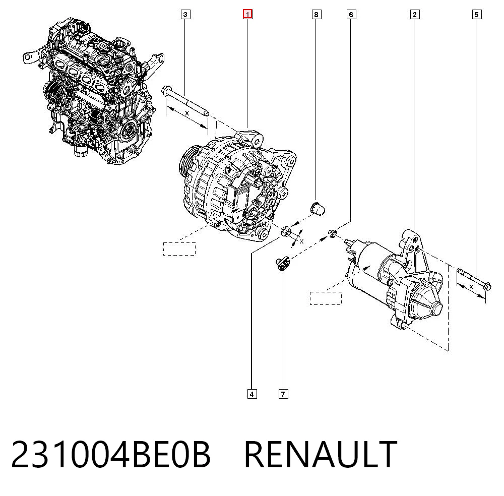 Renault Megane IV Alternatör