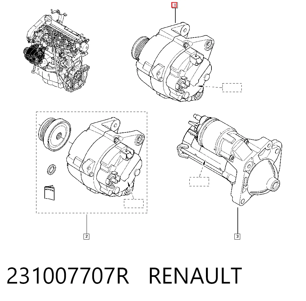 Renault Megane III Alternatör