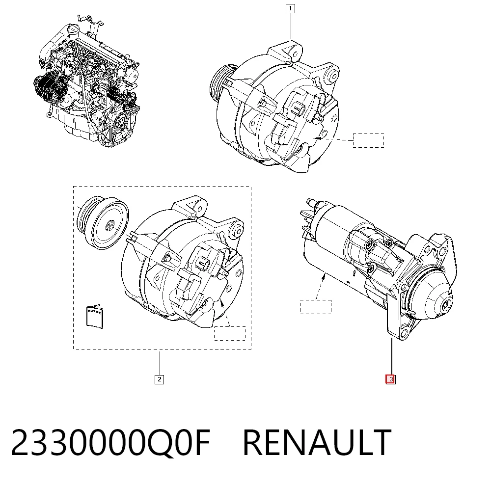 Renault Clio SYMBOL Marş motoru Türkiye fiyatı