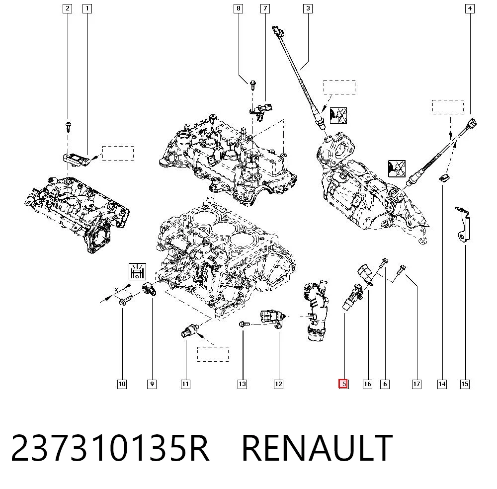 Renault Clio IV Krank mili sensörü Türkiye fiyatı