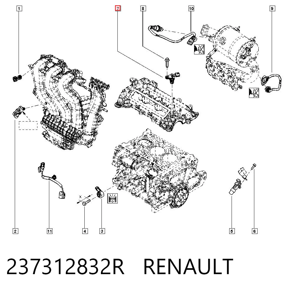 Renault Fluence Eksantrik sensörü