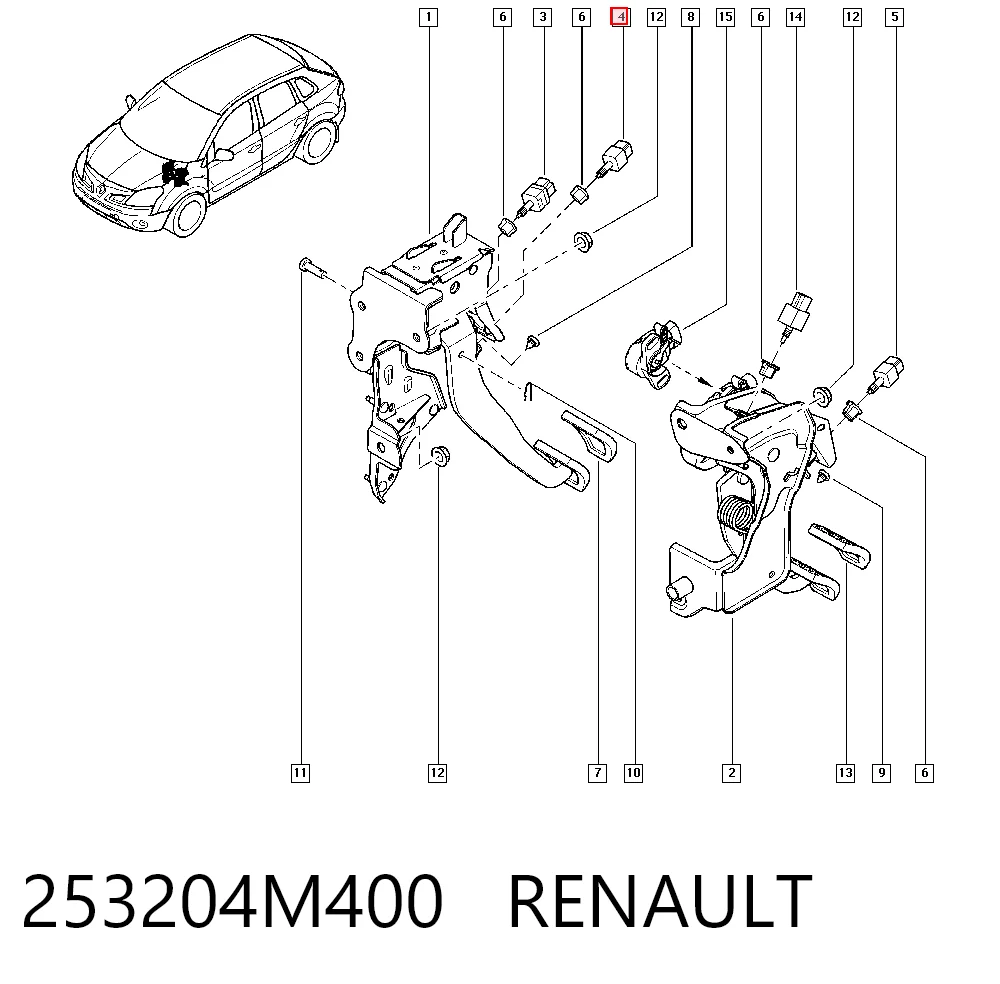 Qashqai I Fren Pedal Müşürü