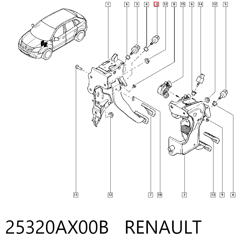 Nissan Qashqai I Fren Pedal Müşürü Türkiye fiyatı
