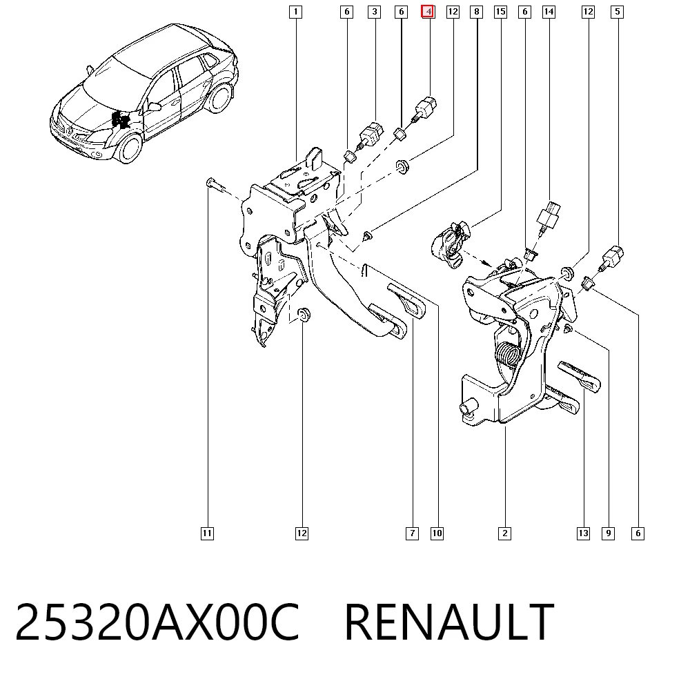 Nissan Qashqai I Fren Pedal Müşürü Türkiye fiyatı