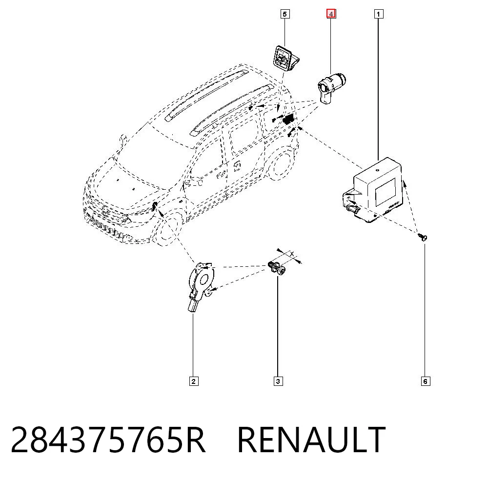 Dacia Duster  Arka park sensörü sıfır