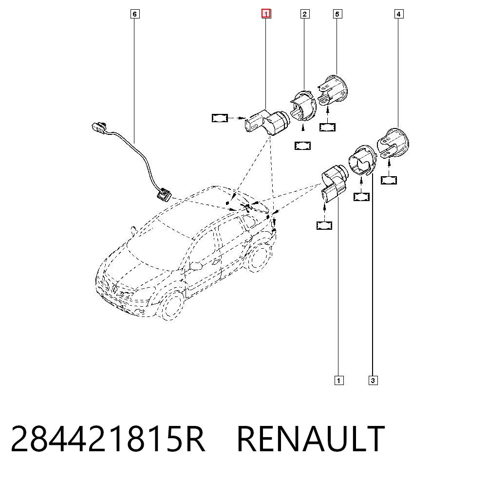 Renault Fluence  Park sensörü