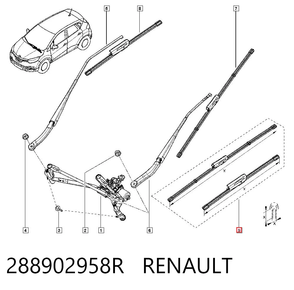 Renault Clio IV Silecek Takım Türkiye fiyatı