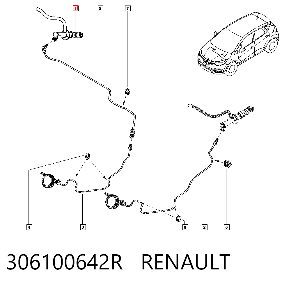 Clio IV hatchback (BH) (2012 - 2021) Debriyaj üst merkezi