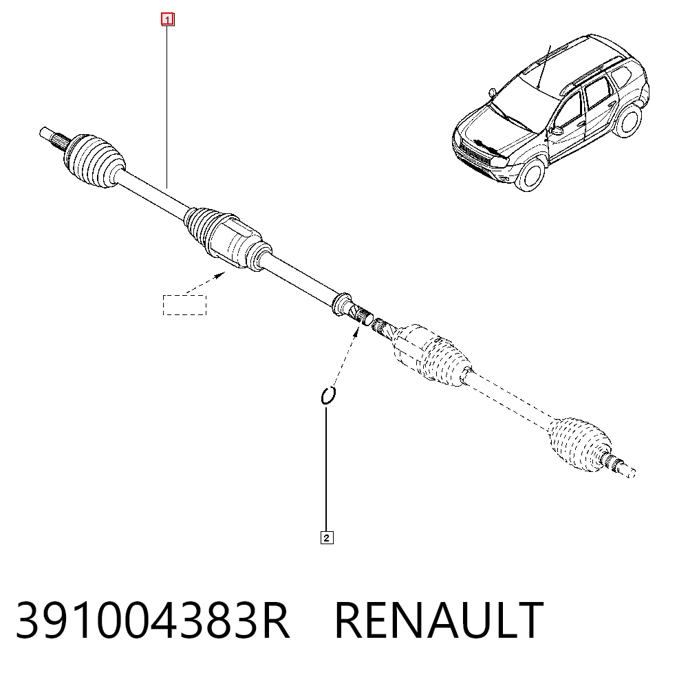 Dacia Duster  Sağ aks Türkiye fiyatı
