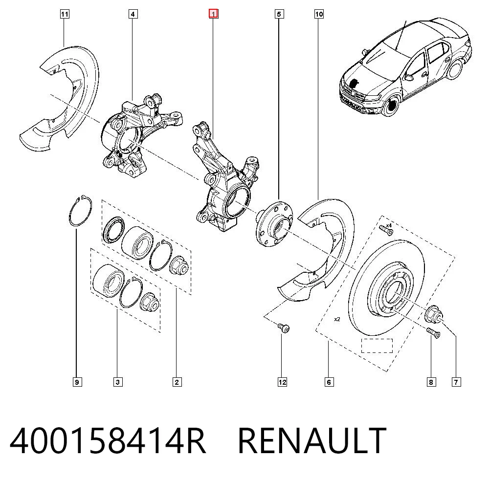 400158414R Renault (RVI)