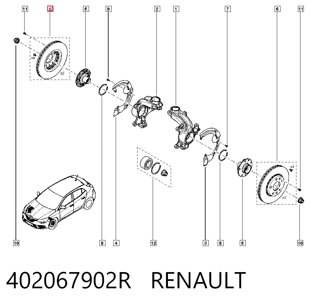 Renault Megane III Ön fren diski takimi Türkiye fiyatı