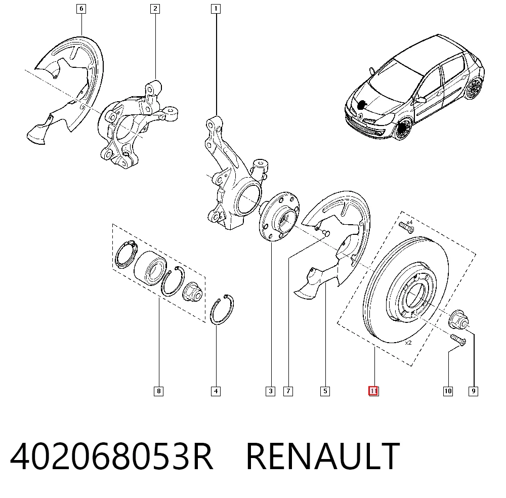 Renault Clio  Fren diski Türkiye fiyatı