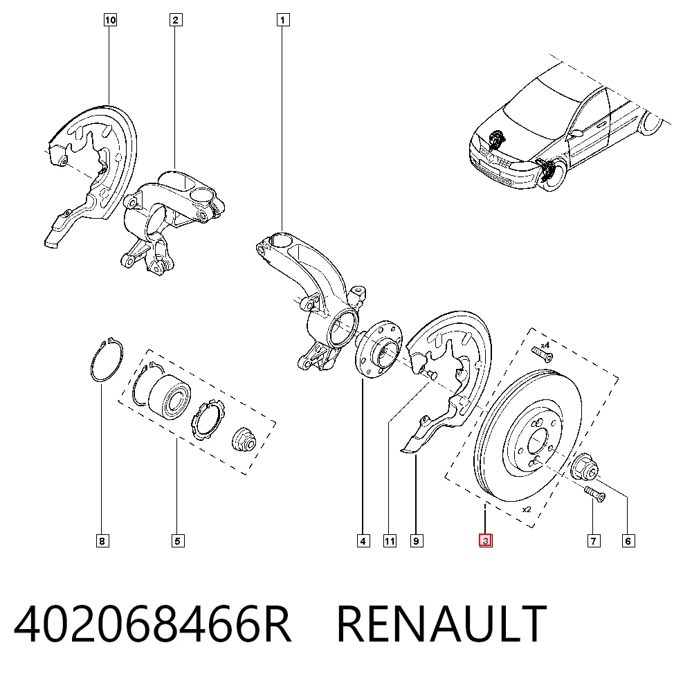 Renault Clio III Fren diski Türkiye fiyatı