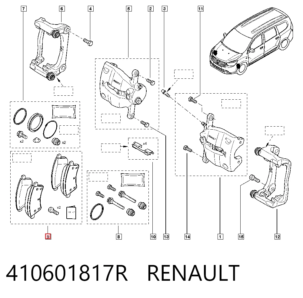 Renault Clio III Fren balatası Türkiye fiyatı