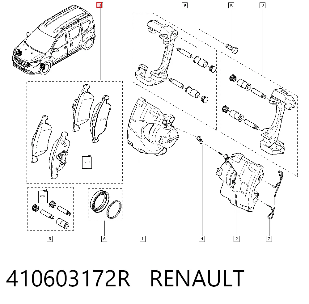 Renault Fluence Fren balatası