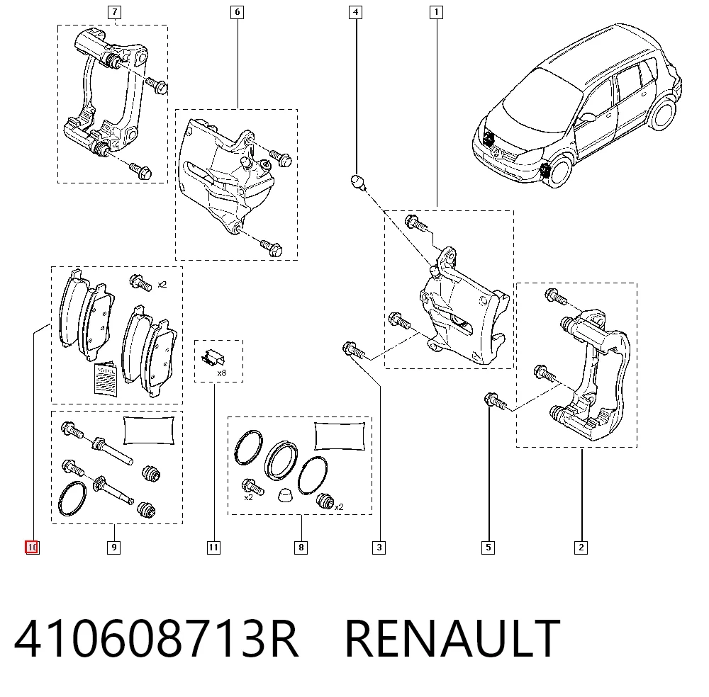 Renault Megane II Fren balatası