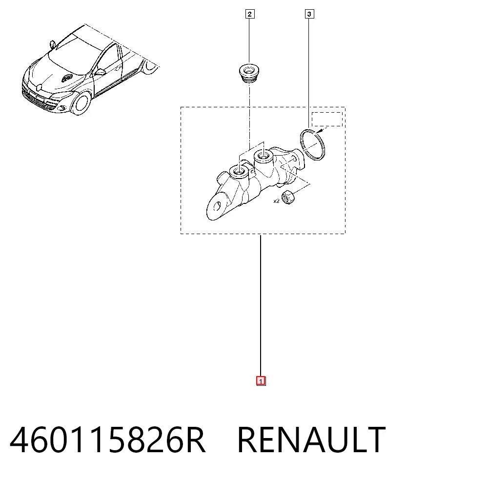 Renault Megane IV Ana fren merkezi