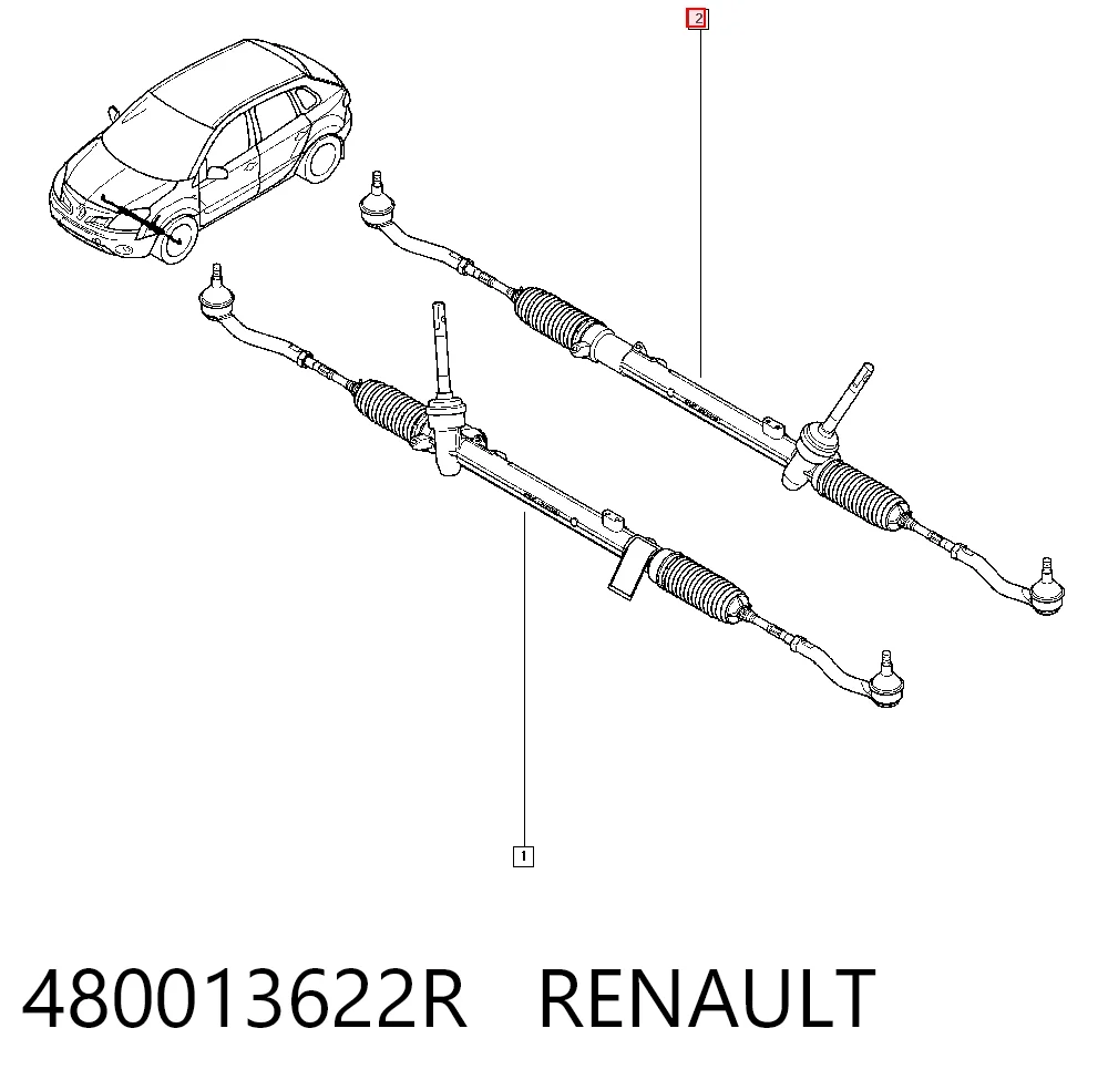 Nissan Qashqai I Direksiyon kutusu