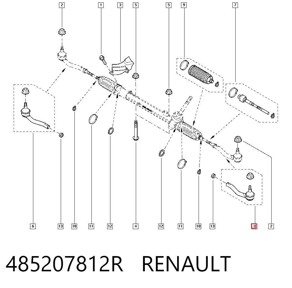Qashqai I Rot başı