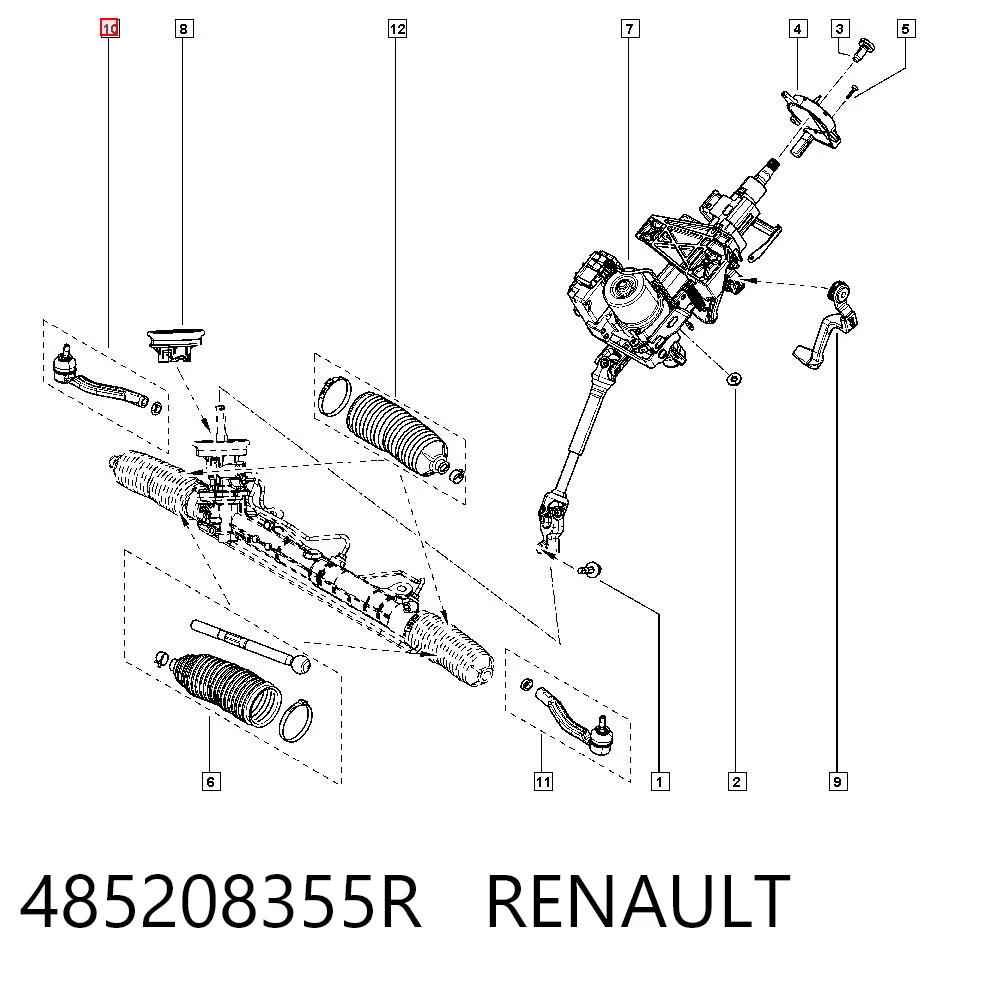 Renault Clio IV Rot başı