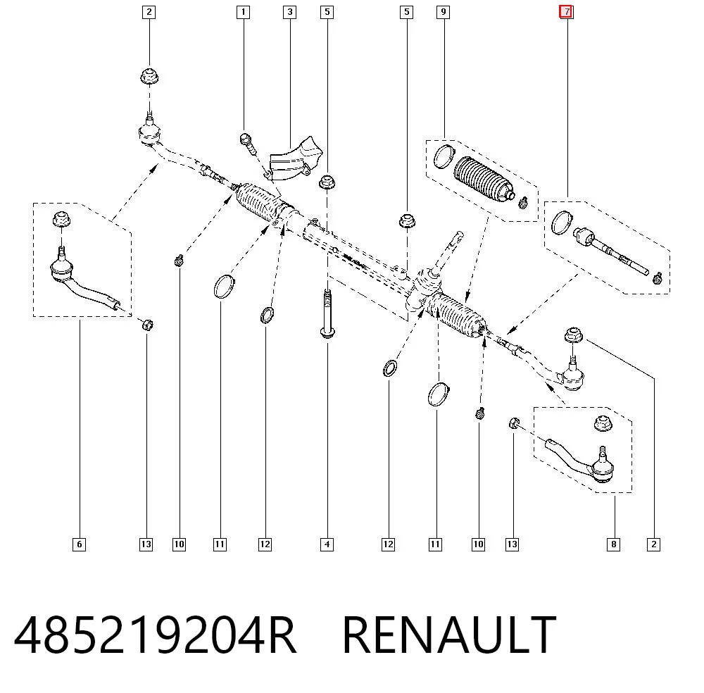 Nissan Qashqai I Rot kolu