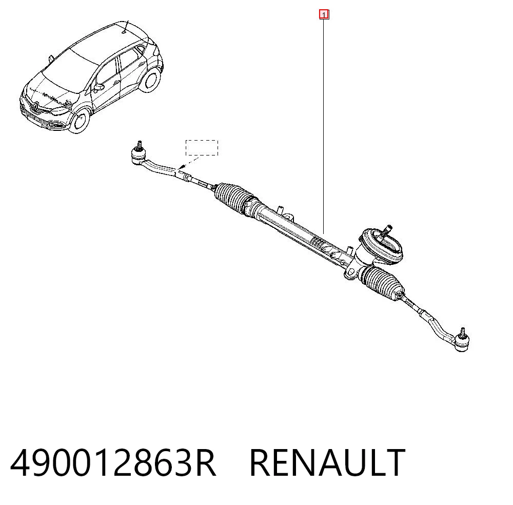 Clio IV hatchback (BH) (2012 - 2021) Direksiyon kutusu