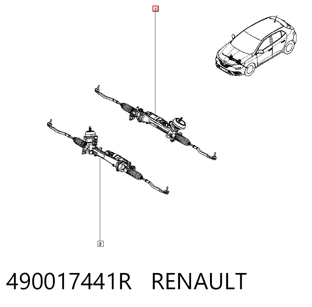 Megane IV Direksiyon kutusu