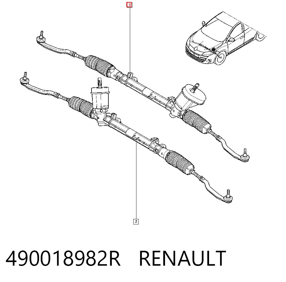Megane III Direksiyon kutusu