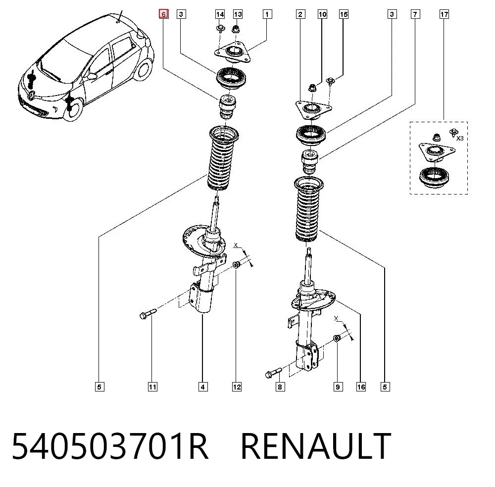 540503701R Renault (RVI)