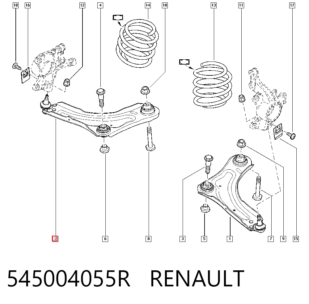 Renault Fluence  Sağ alt salıncak