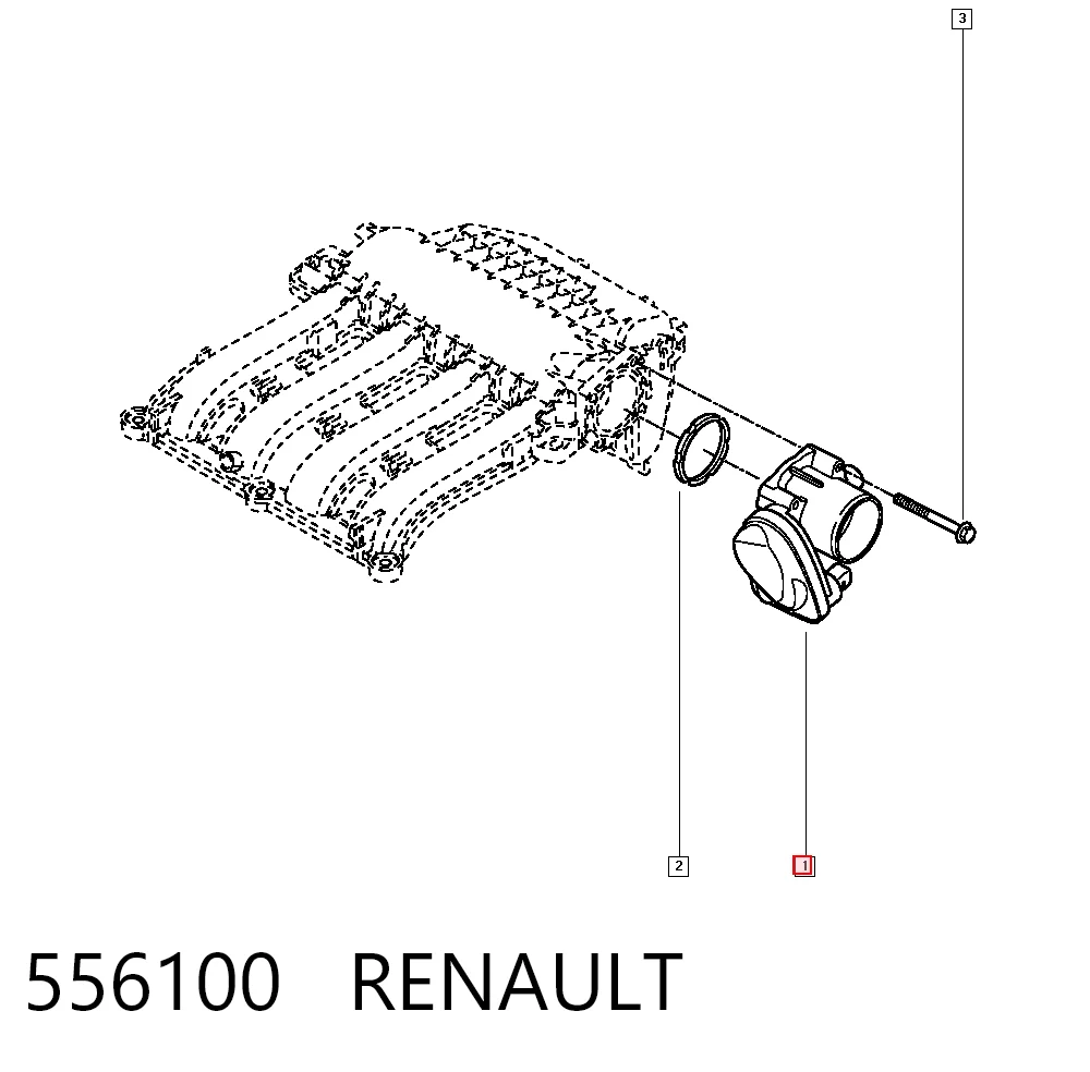 Renault Megane II Gaz kelebegi