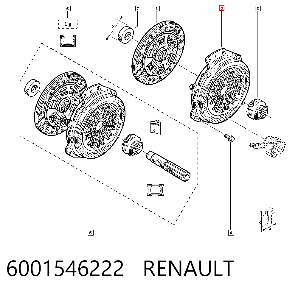 Clio SYMBOL Debriyaj seti