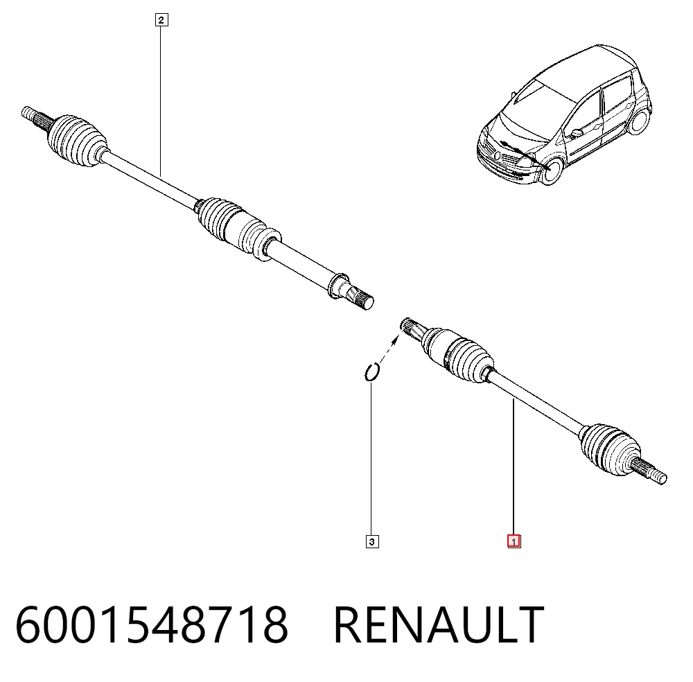 Renault Clio  Sol aks
