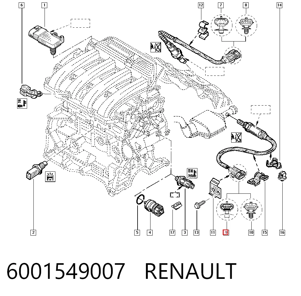 Clio II Lambda sensörü