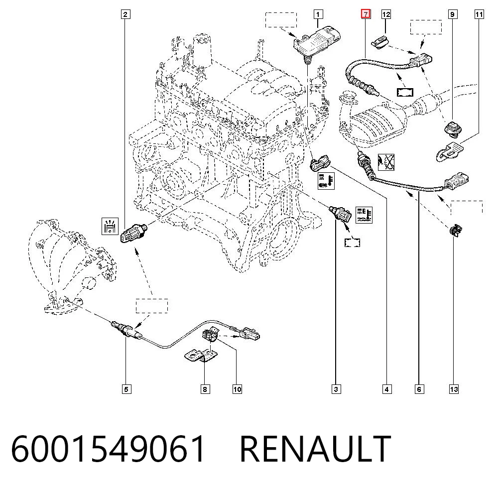 Dacia Duster  Lambda sensörü
