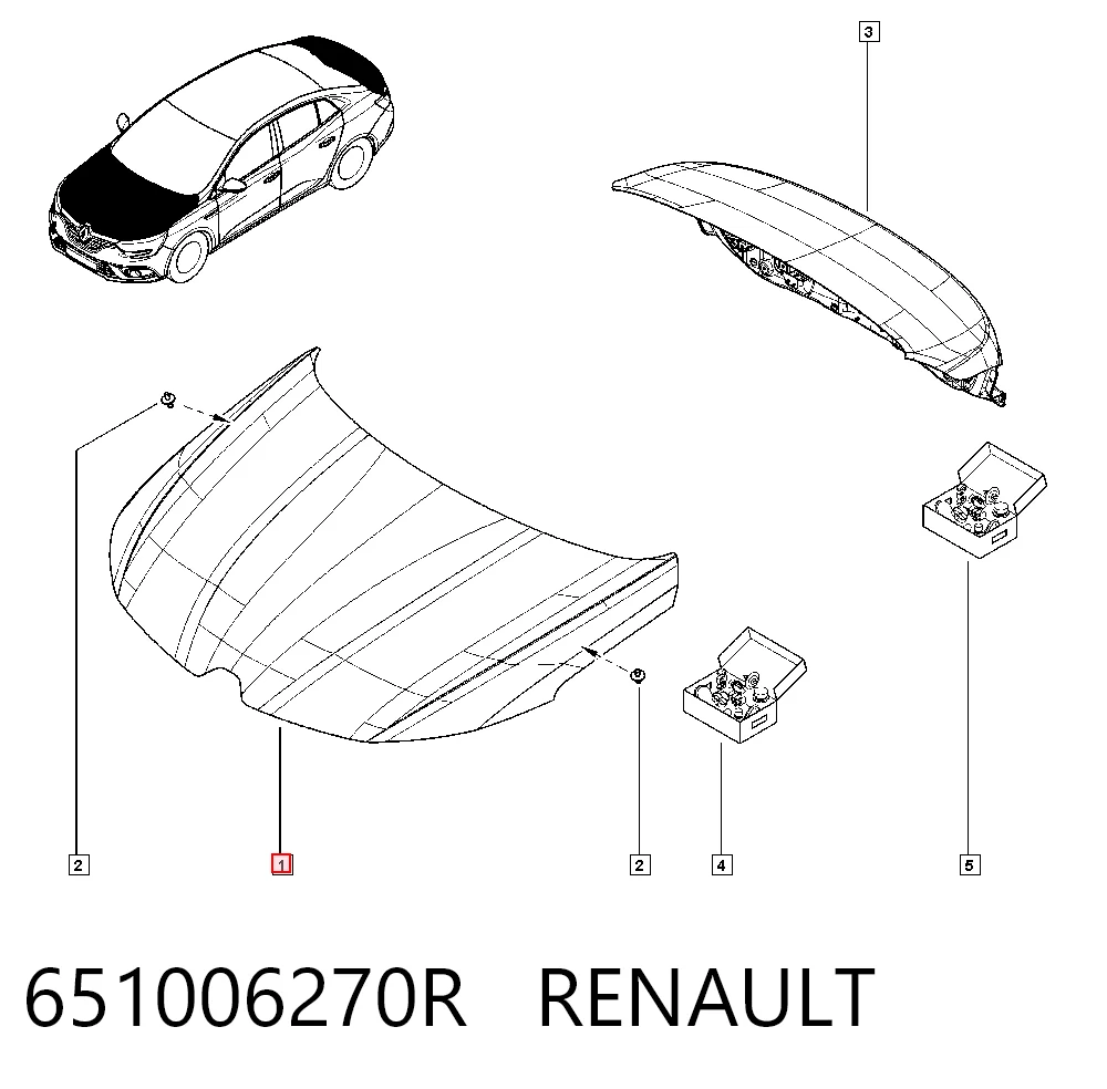 Renault Megane IV Kaput sıfır