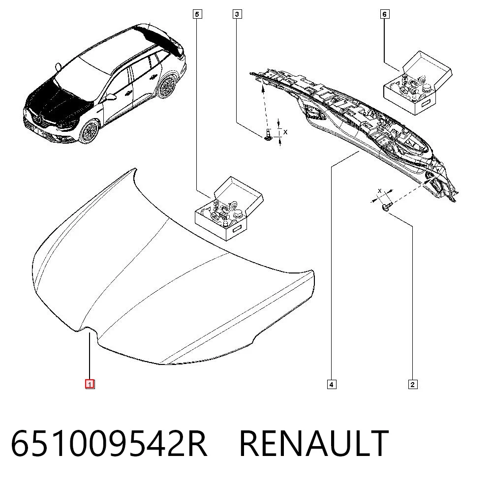 Renault Megane IV (2016 - 2026) Kaput 